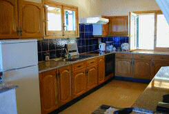 Well equipped kitchen for "home from home" living.